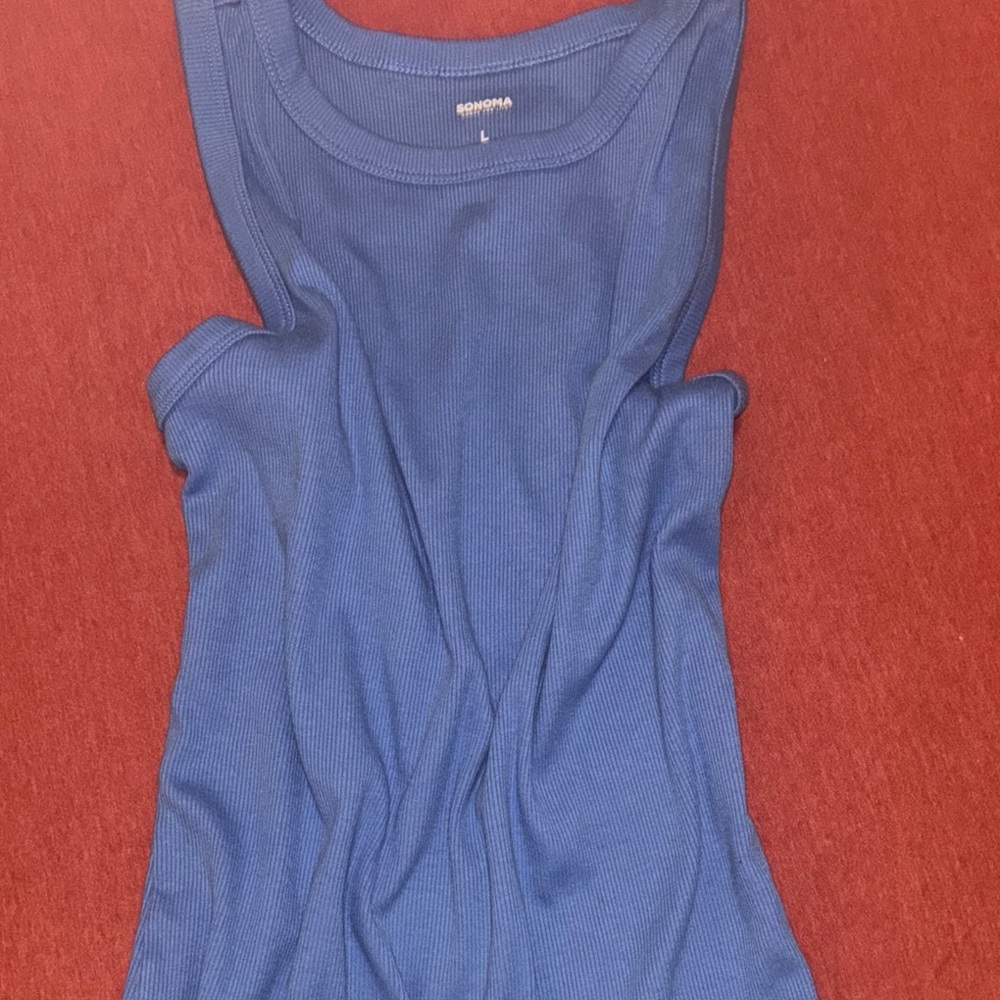 Sonoma Women's Gray Sleeveless Top
